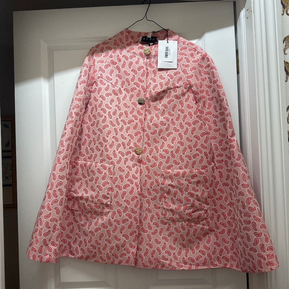 Buru NWT Paisley cape - XS